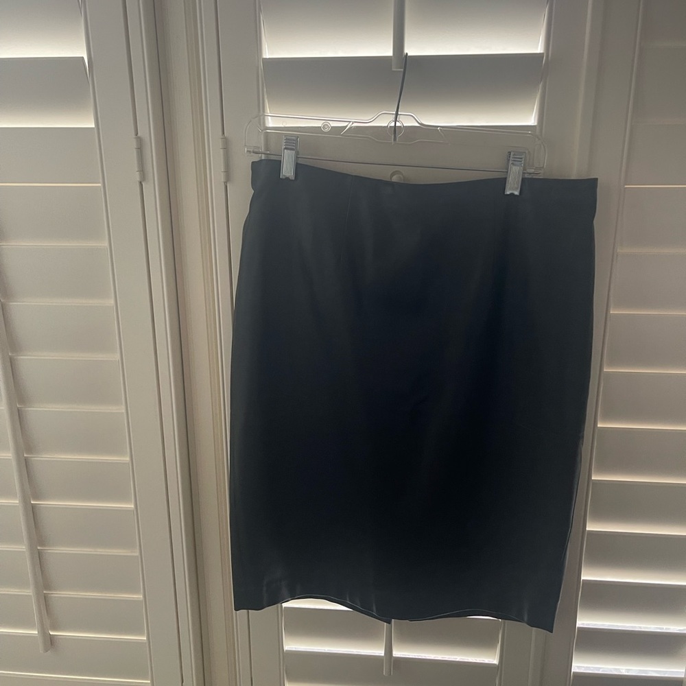 Ann Taylor Leather pencil skirt